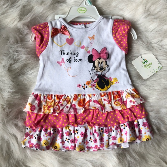 3/$20 Disney | Baby Girl Minnie Mouse Set 3-6M